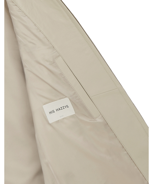 HAZZYS（ ヘジス）の「[HIS] ストーンラムスキンレザージャケット（ライダースジャケット・メンズ・その他・SMALL/MEDIUM/LARGE）」の3枚目の写真