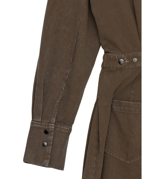 Ameri（アメリ）の「2WAY RIBBON CUT ROMPERS（Tシャツ/カットソー・レディース・スミクロ/ブラウン・X-SMALL/SMALL/MEDIUM）」の16枚目の写真