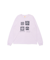 HELLO SUNRISE（ハローサンライズ）の「Sun Stamp L/S Tee_Light Purple（Tシャツ/カットソー）」