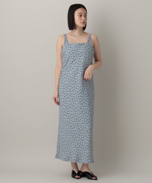 A part by(アパートバイ)の「ハナガラナローキャミワンピース(ワンピース・レディース・ブラック/ライトブルー/ベージュ・FREE)」の21枚目の写真