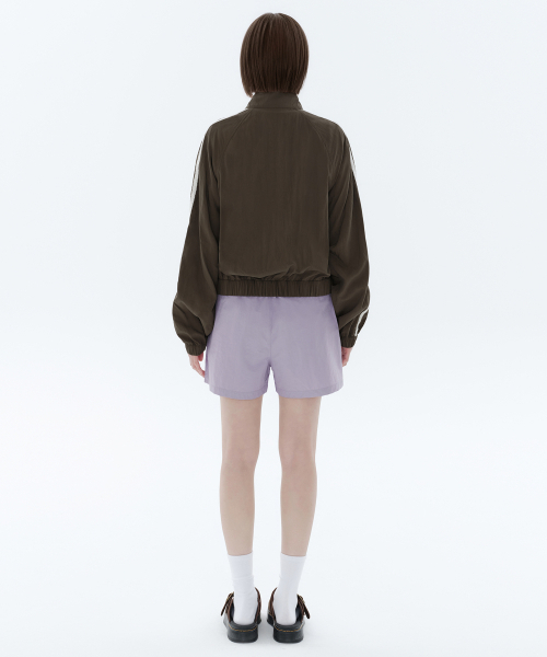 MUSINSA STANDARD WOMAN（ムシンサスタンダードウーマン）の「ウィメンズレーストラックジャケット[ブラウン]（ナイロンジャケット・レディース・その他・M/L/S）」の9枚目の写真