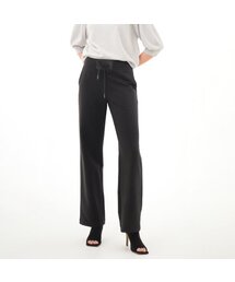 Bending Jersey Semi Wide Pants _Black