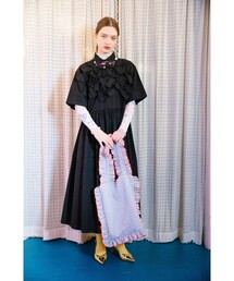 CAROLINA GLASER | リボン いっぱい コットン シャツワンピース(ワンピース)