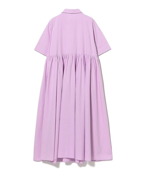 CAROLINA GLASER(カロリナ グレイサー)の「リボン いっぱい コットン シャツワンピース 旅行 シアー ライブ レイヤード 映えワンピ 大人ガーリー(ワンピース・レディース・ブラック/ラベンダー・SMALL/MEDIUM)」の18枚目の写真