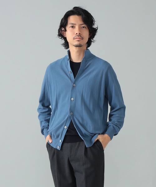 FILIPPO DE LAURENTIIS / コットン ハイネック カーディガン（ニット