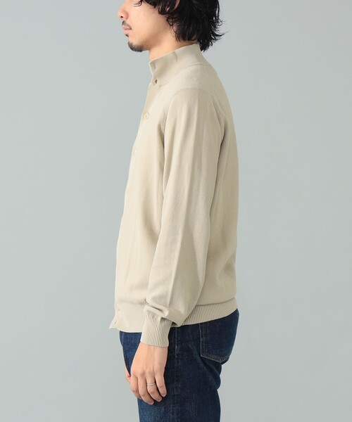 FILIPPO DE LAURENTIIS(フィリッポデローレンティス)の「FILIPPO DE LAURENTIIS / コットン ハイネック カーディガン(ニット/セーター・メンズ・ベージュ/ライトブルー・44/46/48/50)」の8枚目の写真