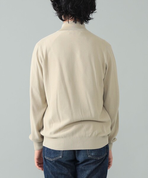 FILIPPO DE LAURENTIIS(フィリッポデローレンティス)の「FILIPPO DE LAURENTIIS / コットン ハイネック カーディガン(ニット/セーター・メンズ・ベージュ/ライトブルー・44/46/48/50)」の9枚目の写真