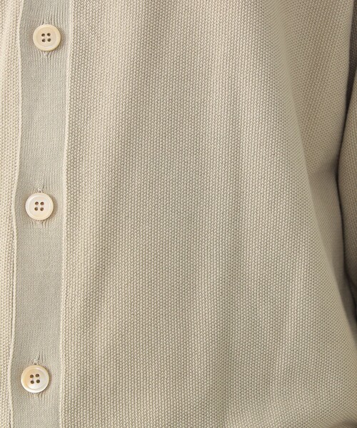 FILIPPO DE LAURENTIIS(フィリッポデローレンティス)の「FILIPPO DE LAURENTIIS / コットン ハイネック カーディガン(ニット/セーター・メンズ・ベージュ/ライトブルー・44/46/48/50)」の13枚目の写真