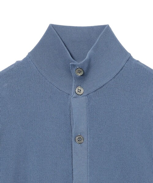 FILIPPO DE LAURENTIIS(フィリッポデローレンティス)の「FILIPPO DE LAURENTIIS / コットン ハイネック カーディガン(ニット/セーター・メンズ・ベージュ/ライトブルー・44/46/48/50)」の22枚目の写真