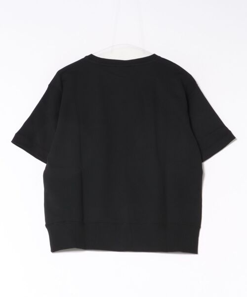 Champion（チャンピオン）の「Champion（チャンピオン）半袖スウェットトレーナー/裏毛 クルーネック ショートスリーブ（スウェット・レディース・ネイビー/ブラック/レッド系/オフホワイト/アッシュグレー・M/L）」の6枚目の写真