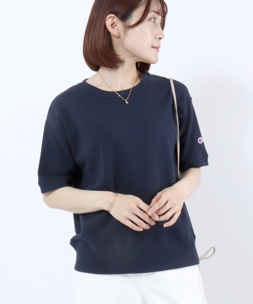 セール】Champion（チャンピオン）半袖スウェットトレーナー/裏毛