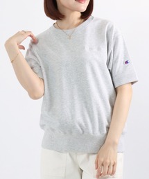 Champion（チャンピオン）の「Champion（チャンピオン）半袖スウェットトレーナー/裏毛 クルーネック ショートスリーブ（スウェット）」