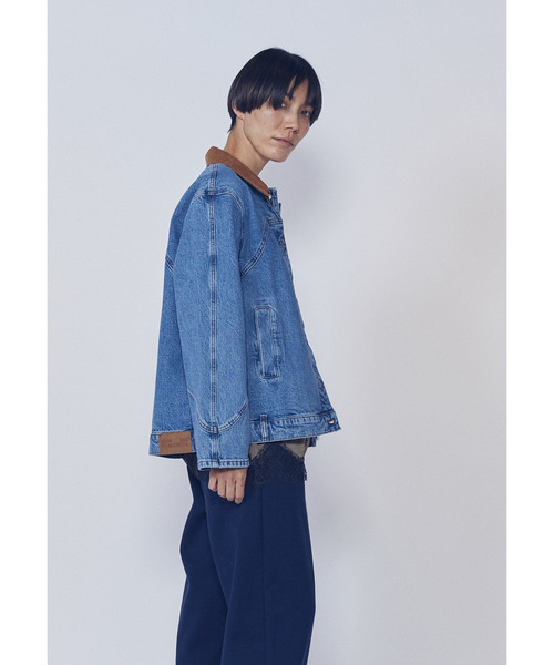 1er Arrondissement(プルミエアロンディスモン)の「<BAUN UND PFERDGARTEN(バウムウンドヘルガーデン)>デニムジャケット(その他アウター・レディース・ブルー系その他4・38)」の16枚目の写真