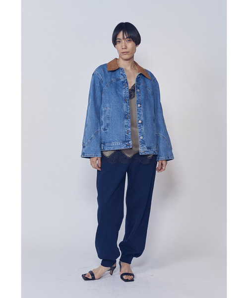 1er Arrondissement(プルミエアロンディスモン)の「<BAUN UND PFERDGARTEN(バウムウンドヘルガーデン)>デニムジャケット(その他アウター・レディース・ブルー系その他4・38)」の15枚目の写真