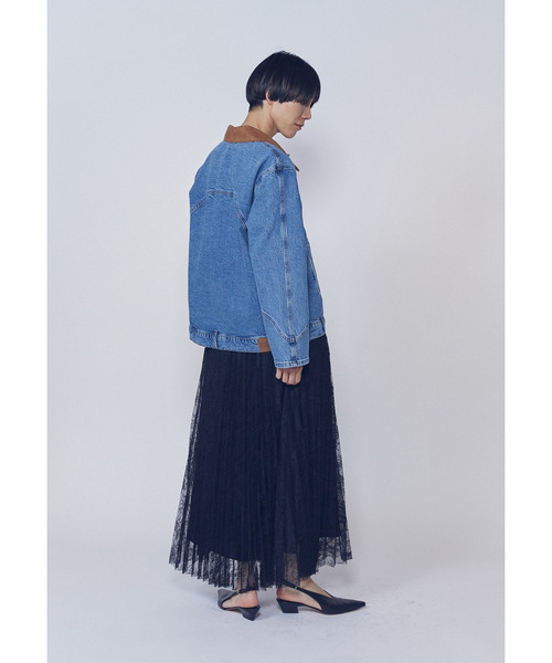 1er Arrondissement(プルミエアロンディスモン)の「<BAUN UND PFERDGARTEN(バウムウンドヘルガーデン)>デニムジャケット(その他アウター・レディース・ブルー系その他4・38)」の14枚目の写真