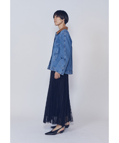 1er Arrondissement(プルミエアロンディスモン)の「<BAUN UND PFERDGARTEN(バウムウンドヘルガーデン)>デニムジャケット(その他アウター・レディース・ブルー系その他4・38)」の12枚目の写真