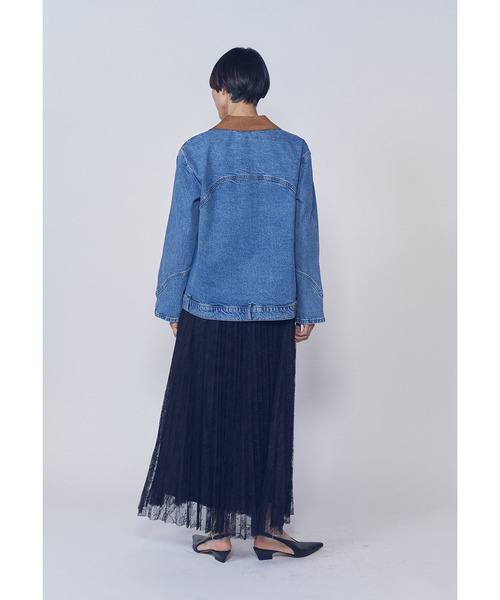 1er Arrondissement(プルミエアロンディスモン)の「<BAUN UND PFERDGARTEN(バウムウンドヘルガーデン)>デニムジャケット(その他アウター・レディース・ブルー系その他4・38)」の11枚目の写真