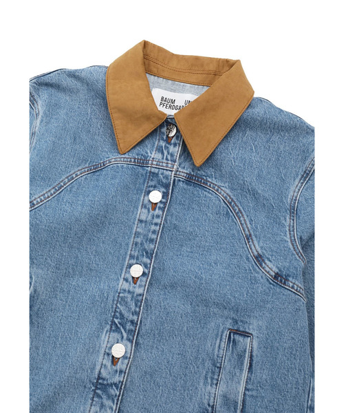 1er Arrondissement(プルミエアロンディスモン)の「<BAUN UND PFERDGARTEN(バウムウンドヘルガーデン)>デニムジャケット(その他アウター・レディース・ブルー系その他4・38)」の8枚目の写真