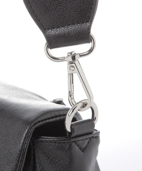 niko and...（ニコアンド）の「オリジナル2WAYテープショルダーバッグ（ショルダーバッグ・レディース・ブラック/ダークブラウン・0）」の12枚目の写真