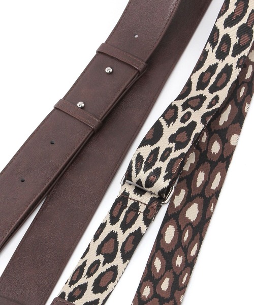 niko and...（ニコアンド）の「オリジナル2WAYテープショルダーバッグ（ショルダーバッグ・レディース・ブラック/ダークブラウン・0）」の21枚目の写真