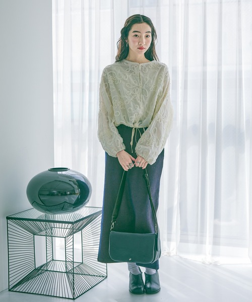 niko and...（ニコアンド）の「オリジナル2WAYテープショルダーバッグ（ショルダーバッグ・レディース・ブラック/ダークブラウン・0）」の4枚目の写真