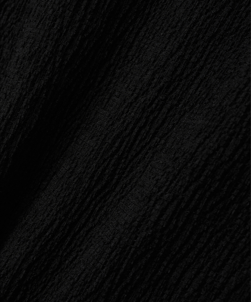 NOIRER(ノイア)の「プリーツヘンリーネックハーフTシャツ(ブラック)(Tシャツ/カットソー・メンズ・その他・48/50/52)」の7枚目の写真