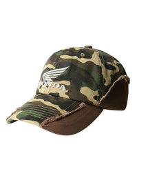 HONDA MOTORCYCLE（ホンダモーターサイクル）の「Vintage CutOff Cap Camo（キャップ）」