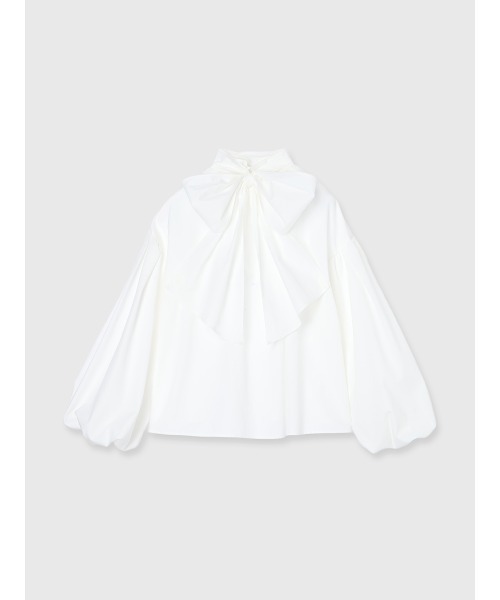 anuans（アニュアンス）の「Anniv.バルーンスリーブボウタイブラウス（シャツ/ブラウス・レディース・ホワイト・F）」の9枚目の写真
