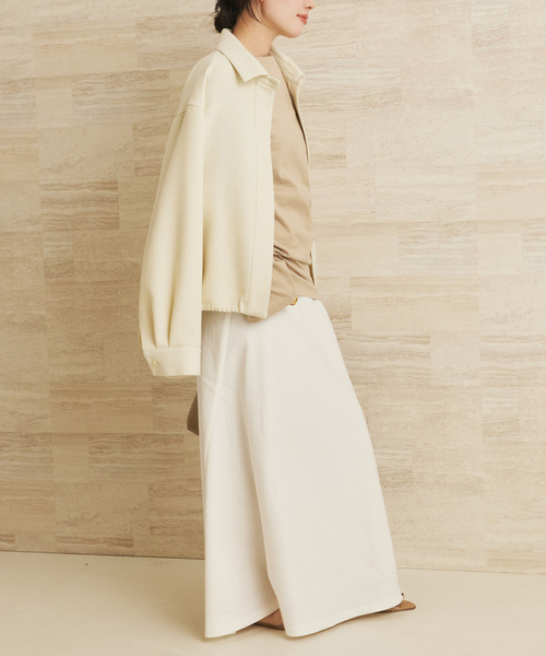 plage（プラージュ）の「Long Sleeves Blousing Teeシャツ（Tシャツ/カットソー・レディース・ベージュ/ブラック/ブラウン・FREE）」の9枚目の写真