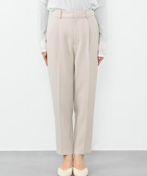 COHINA(コヒナ)の「トリアセジョーゼットテーパードパンツ-short & regular 【低身長・小柄女性】(スラックス・レディース・ベージュ/ネイビー/ブラック・M-Regular/S-Regular/XS-Regular/M-Short/S-Short/XS-Short)」の19枚目の写真