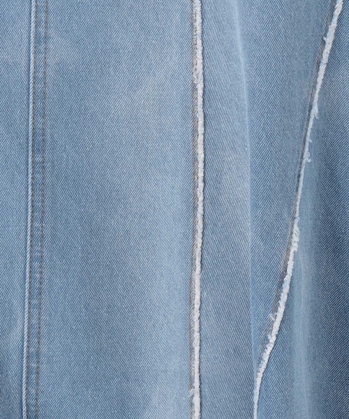 PAGEBOY(ページボーイ)の「フリンジラインデニムスカート(デニムスカート・レディース・ブラック/ブルー・FREE)」の17枚目の写真