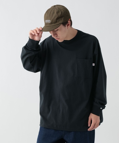 GEORGE'S(ジョージズ)の「USAドローコードロンT(Tシャツ/カットソー・メンズ・オレンジ/ブラック/オフホワイト・MEDIUM/LARGE)」の2枚目の写真