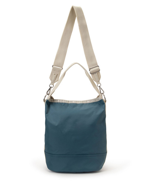 LeSportsac(レスポートサック)の「CONVERTIBLE BUCKET BAG ブルーインディゴ/ベージュ(ショルダーバッグ・レディース・ブルー・FREE)」の7枚目の写真