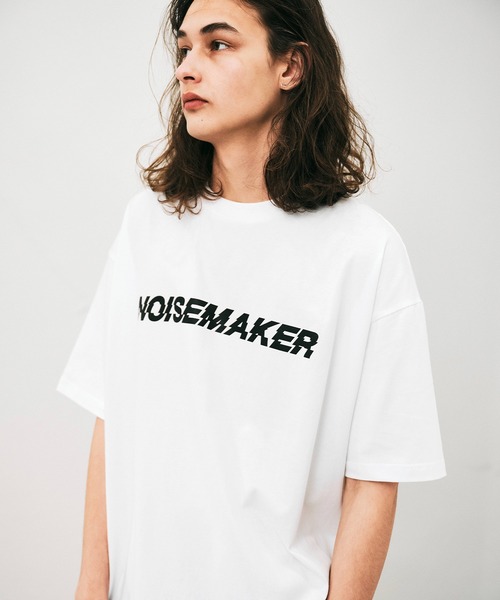 NOISE MAKER（ノイズメーカー）の「ブラインドロゴプリントドローコードTEE（Tシャツ/カットソー・メンズ・ホワイト/ブラック・L/M/XL）」の10枚目の写真