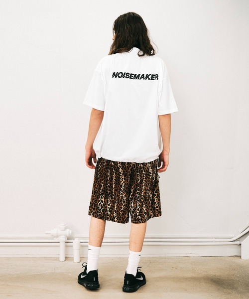 NOISE MAKER（ノイズメーカー）の「ブラインドロゴプリントドローコードTEE（Tシャツ/カットソー・メンズ・ホワイト/ブラック・L/M/XL）」の5枚目の写真
