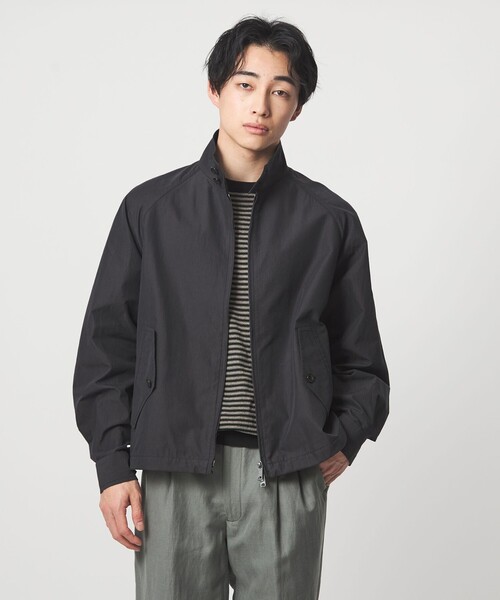 green label relaxing（グリーンレーベルリラクシング）の「リネン ポリエステル ボーダー クルーネック 半袖 ニット -ウォッシャブル-（ニット/セーター・メンズ・ブラック/ホワイト・XL/L/M/S）」の6枚目の写真