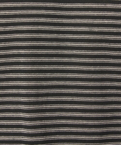 green label relaxing（グリーンレーベルリラクシング）の「リネン ポリエステル ボーダー クルーネック 半袖 ニット -ウォッシャブル-（ニット/セーター・メンズ・ブラック/ホワイト・XL/L/M/S）」の18枚目の写真