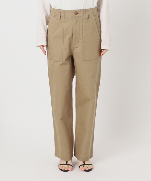 B.C STOCK(ベーセーストック)の「ウォッシャブル / ベイカーパンツ(カーゴパンツ・レディース・ベージュ/カーキ・SMALL/MEDIUM)」の17枚目の写真