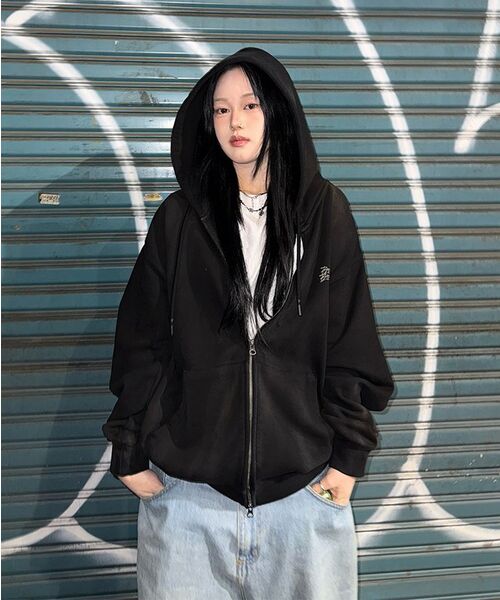 BROWNBREATH(ブラウンブレス)の「CRUSH TAG DIRTY HOOD ZIP UP - BEIGE(パーカー・レディース・その他・LARGE/MEDIUM/SMALL/X-LARGE)」の6枚目の写真