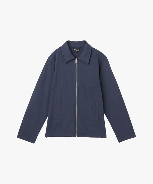 メンズ コットン ジップアップ ジャケット 