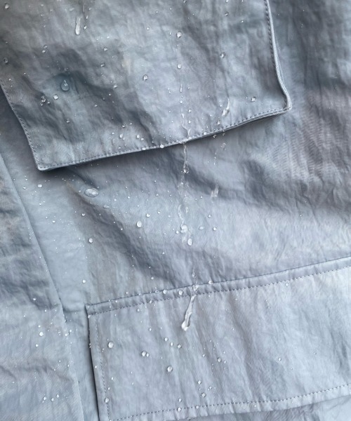 W:Huku（フーク）の「【W:Huku / 撥水 ワッシャーナイロン】フィッシャー ベスト / Washer Nylon Fisher Vest（ベスト・レディース・ブルーグレー/アイボリー/ブラック系その他・FREE）」の5枚目の写真