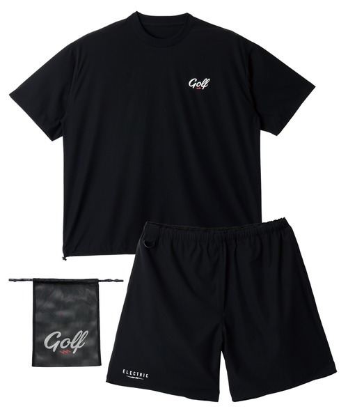 Electric/エレクトリック STRETCH MOCK NECK S/S TEE / SHORTS SET UP