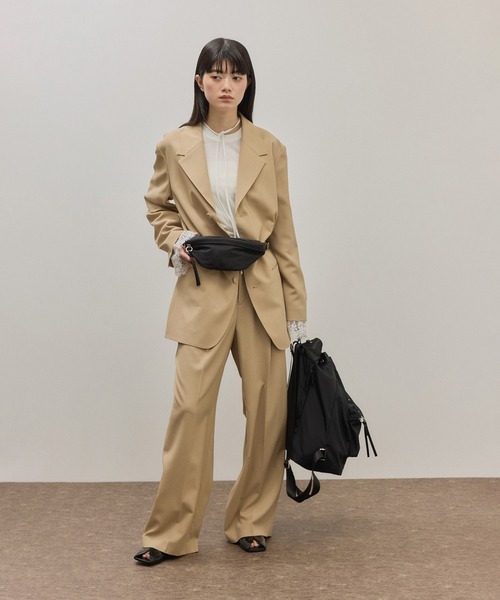 ADAM ET ROPE'（アダムエロペ）の「アウトポケットドロストリュック/撥水（バックパック/リュック・レディース・ブラック・FREE）」の8枚目の写真