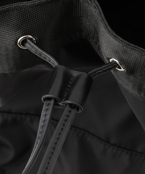 ADAM ET ROPE'（アダムエロペ）の「アウトポケットドロストリュック/撥水（バックパック/リュック・レディース・ブラック・FREE）」の14枚目の写真