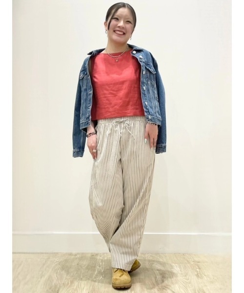 GAP(ギャップ)の「ハイライズ イージーウエスト バレルカーキパンツ(その他パンツ・レディース・ベージュ/オリーブ/ブラック/ピンク・XXS/L/M/S/XS)」の18枚目の写真