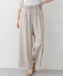 組曲 | ライトリネンライクイージーワイド パンツ(その他パンツ)
