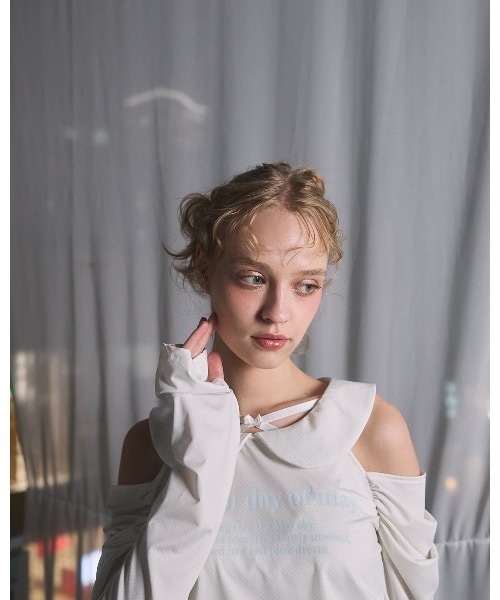 lilLilly(リルリリー)の「レースカップ付きキャミソール(キャミソール・レディース・ホワイト/ブラック・FREE)」の6枚目の写真