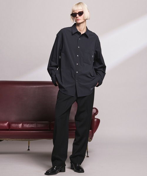 MAISON SPECIAL(メゾンスペシャル)の「《UNISEX》Tricker Twill One-tuck Tapered Slacks/トリッカーツイルワンタックテーパードスラックス【MAISON SPECIAL/メゾンスペシャル】■セットアップ対応■(スラックス・メンズ・グレイッシュベージュ/ブラック/チャコールグレー/ブラウン・2/1/0)」の20枚目の写真