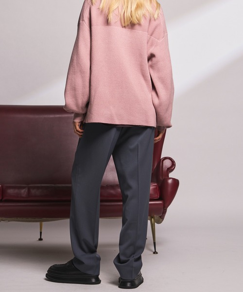 MAISON SPECIAL(メゾンスペシャル)の「《UNISEX》Tricker Twill One-tuck Tapered Slacks/トリッカーツイルワンタックテーパードスラックス【MAISON SPECIAL/メゾンスペシャル】■セットアップ対応■(スラックス・メンズ・グレイッシュベージュ/ブラック/チャコールグレー/ブラウン・2/1/0)」の5枚目の写真