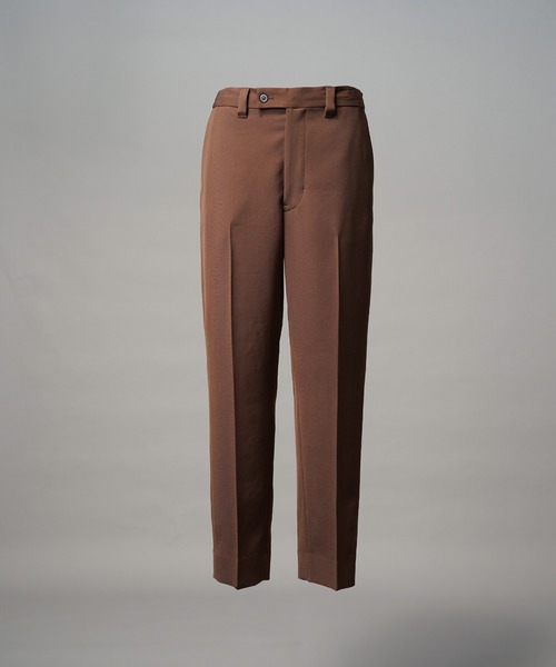 MAISON SPECIAL(メゾンスペシャル)の「《UNISEX》Tricker Twill One-tuck Tapered Slacks/トリッカーツイルワンタックテーパードスラックス【MAISON SPECIAL/メゾンスペシャル】■セットアップ対応■(スラックス・メンズ・グレイッシュベージュ/ブラック/チャコールグレー/ブラウン・2/1/0)」の9枚目の写真